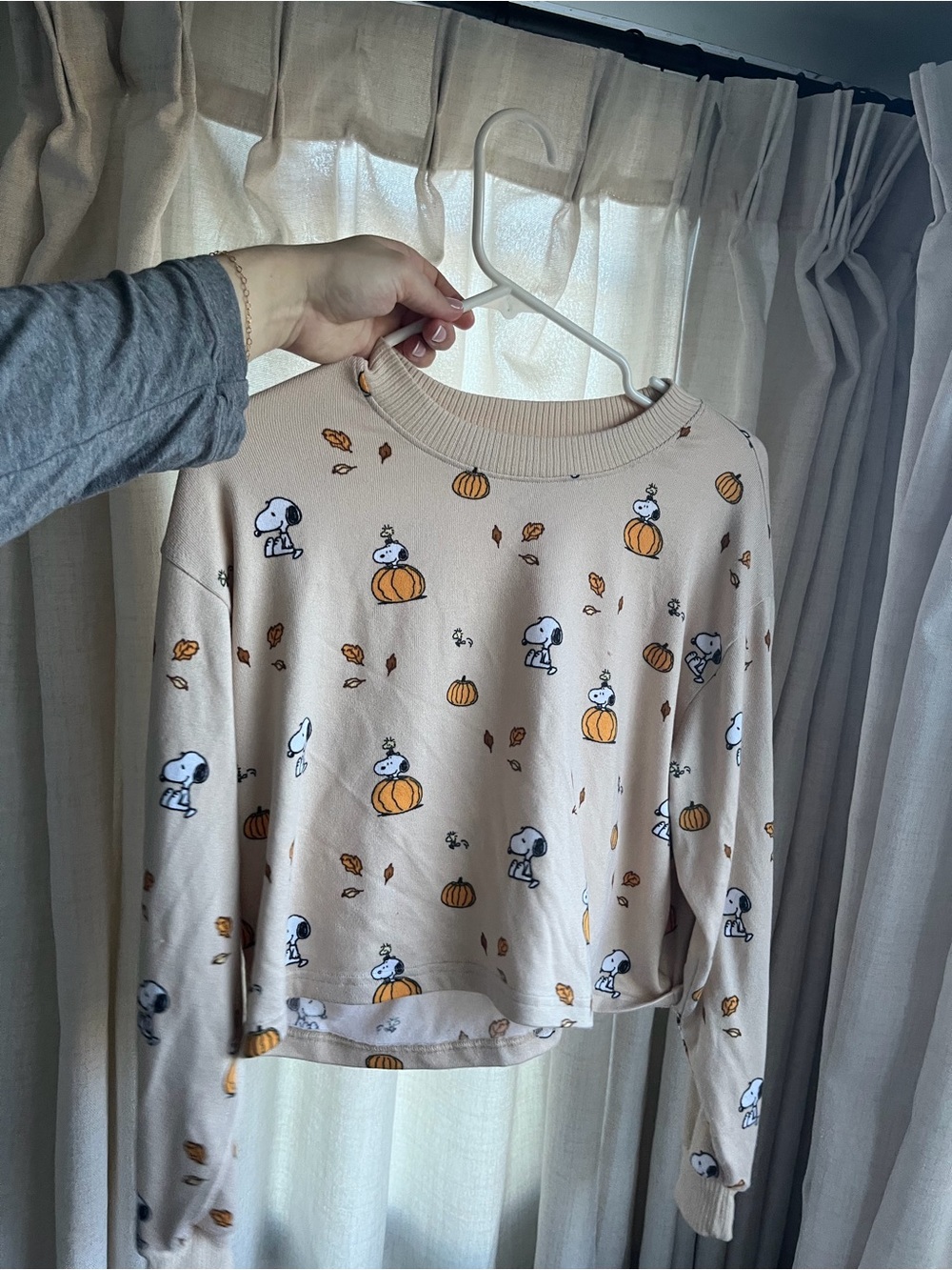 American Eagle Snoopy Pumpkin Pajamas